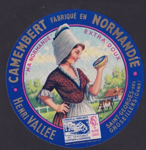 Ancienne étiquette fromage - ancienne,