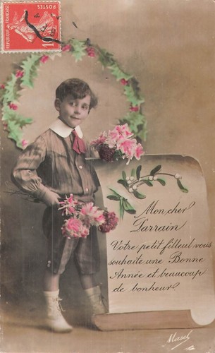 Lettre mon cher parrain - mon,